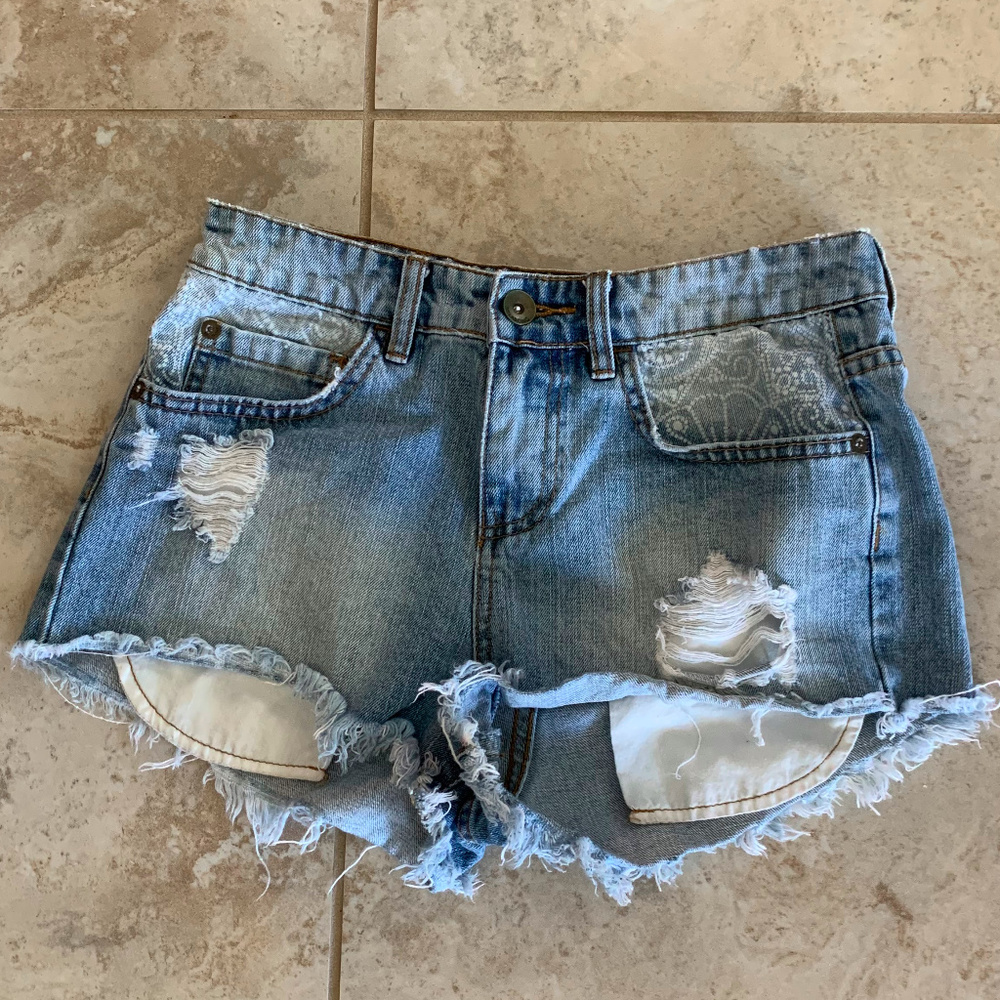Distressed Billabong Shorts